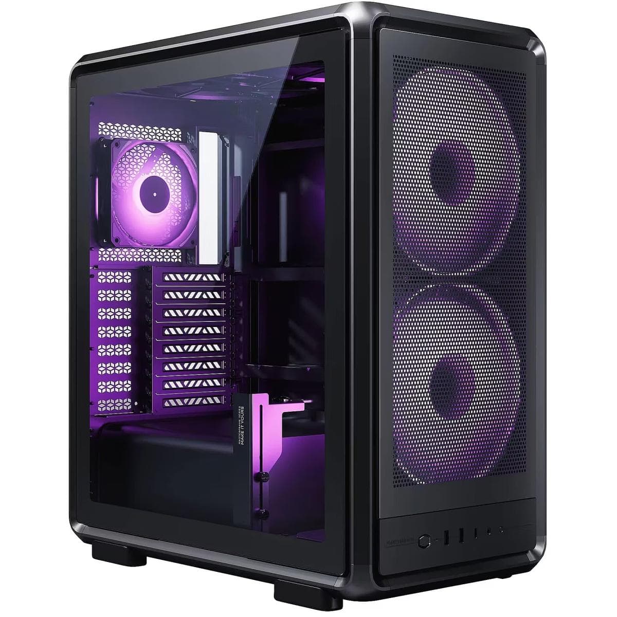 Cooler Master MasterFrame 500 Mesh ATX Case Black view 1