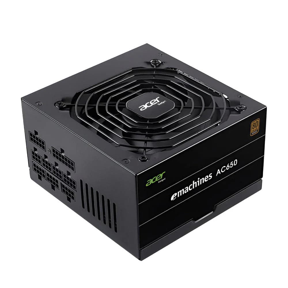 Acer AC650 650W 80Plus Bronze Full Modular Power Supply view 1