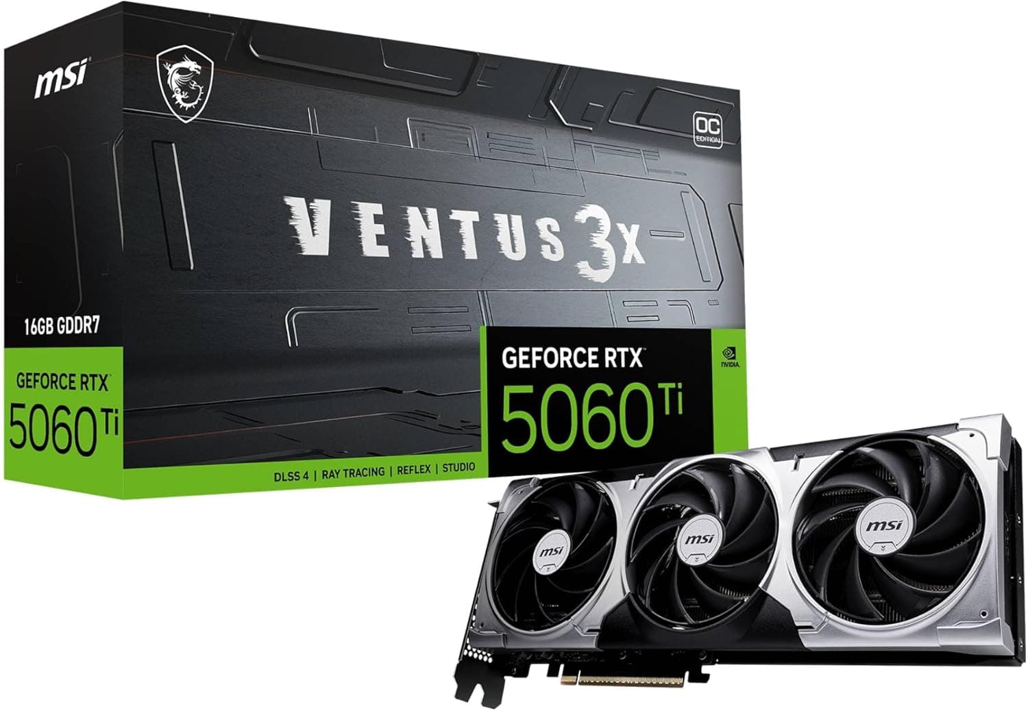 RTX 5060 Ti GAMING DUKE 3X OC 16GB GDDR7 Graphics Card view 1