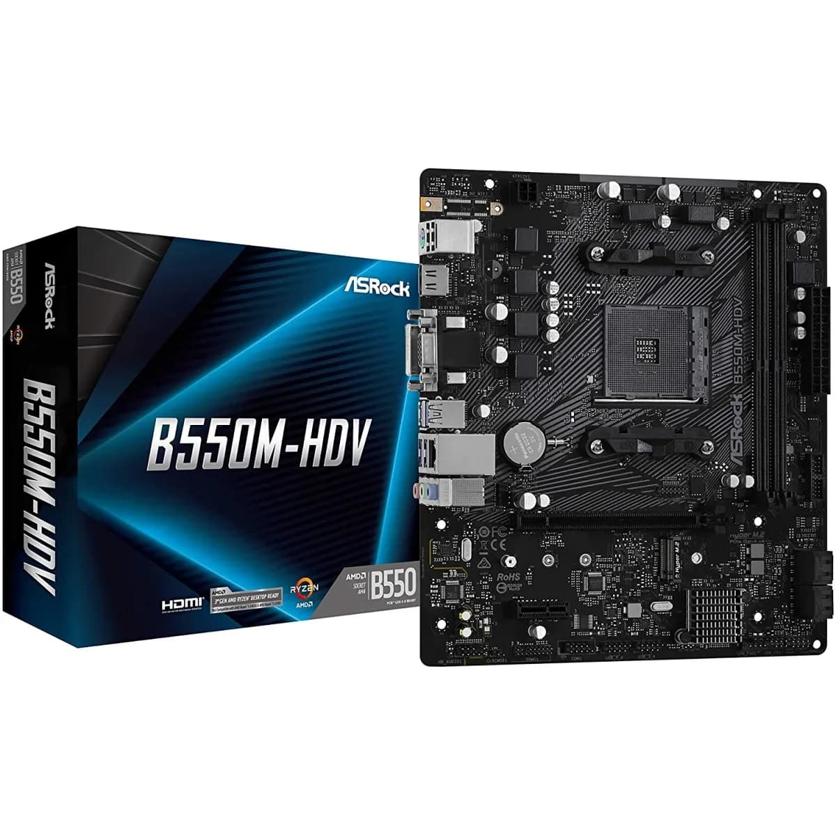 ASRock B550M-HDV AMD AM4 DDR4 Motherboard