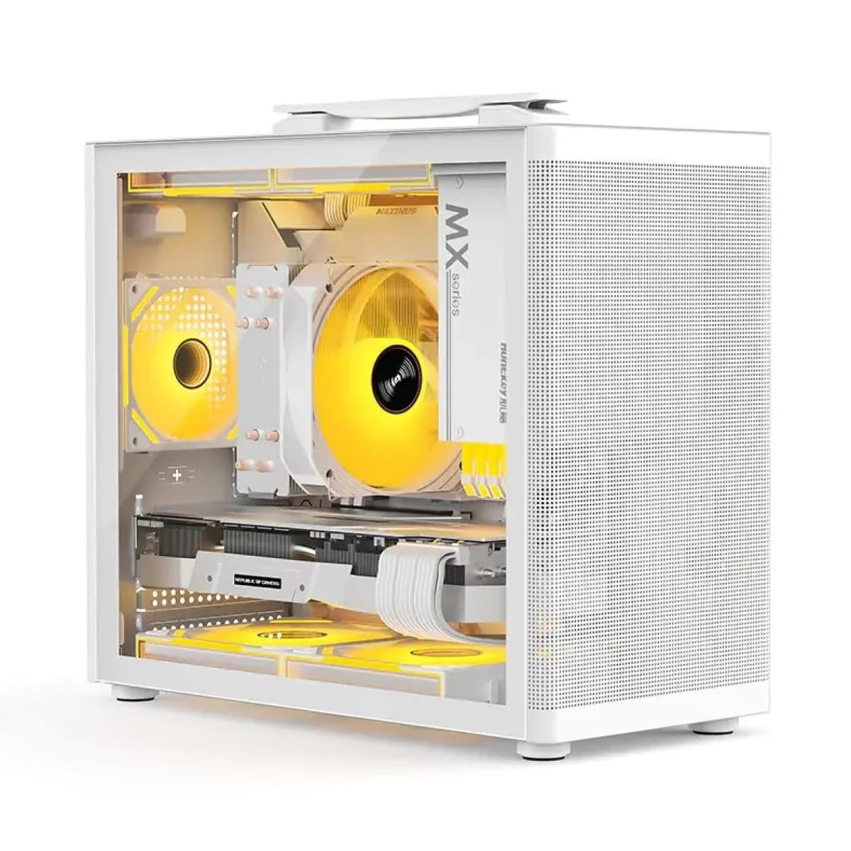 Huntkey A320G PC Empty Gaming Case without Fans -White