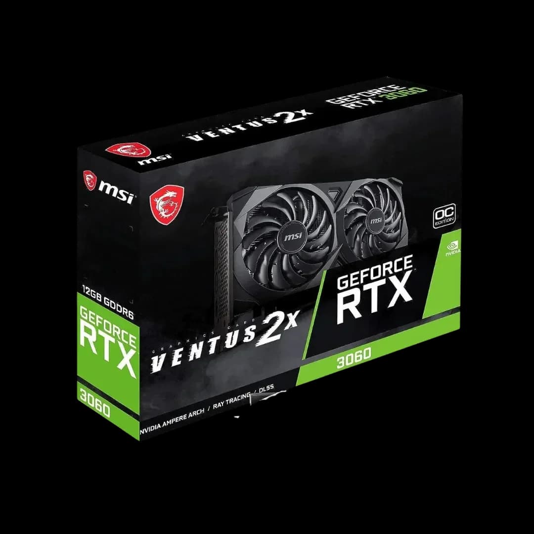 MSI GeForce RTX 3060 12GB GDDR6 Graphics Card view 1