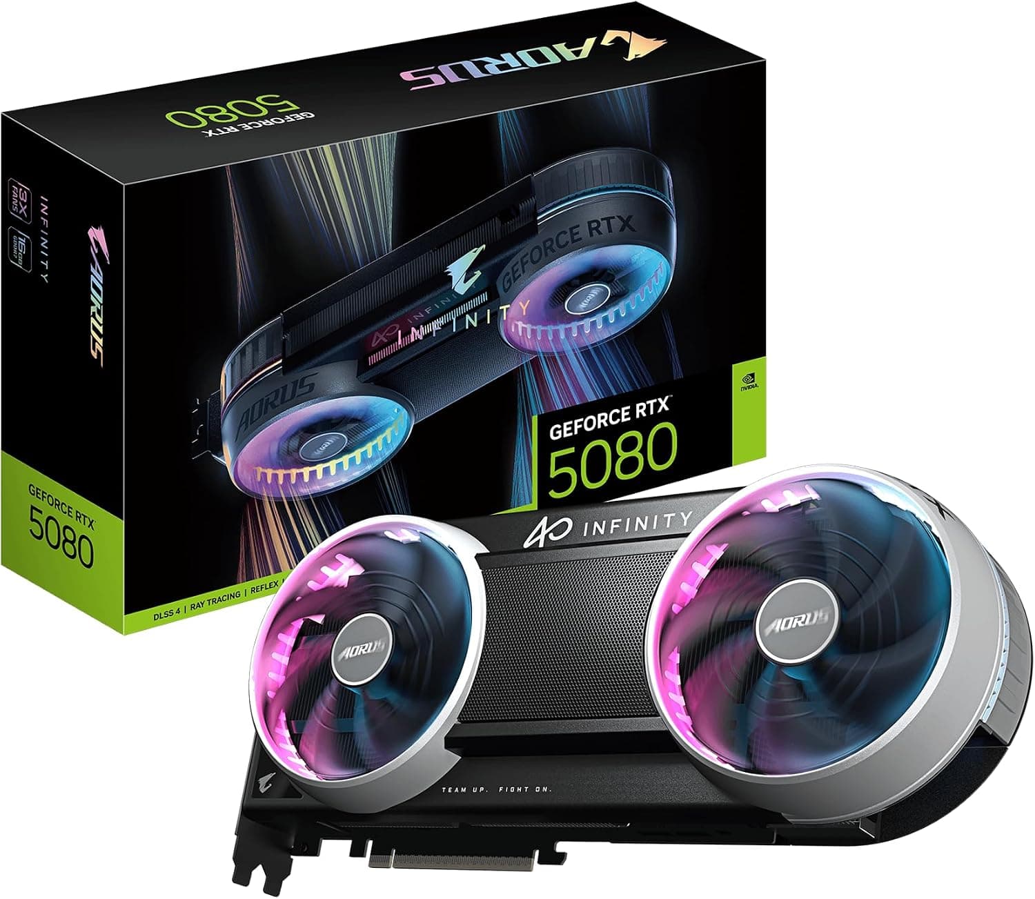 GIGABYTE Aorus RTX 5080 INFINITY WOOD 16G Graphics Card