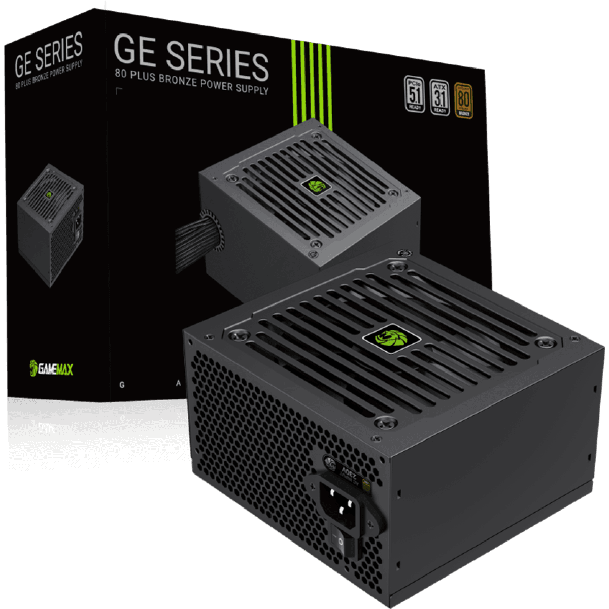 GameMax GE-650 650W ATX 3.1 PCIe 5.1 Bronze Power Supply