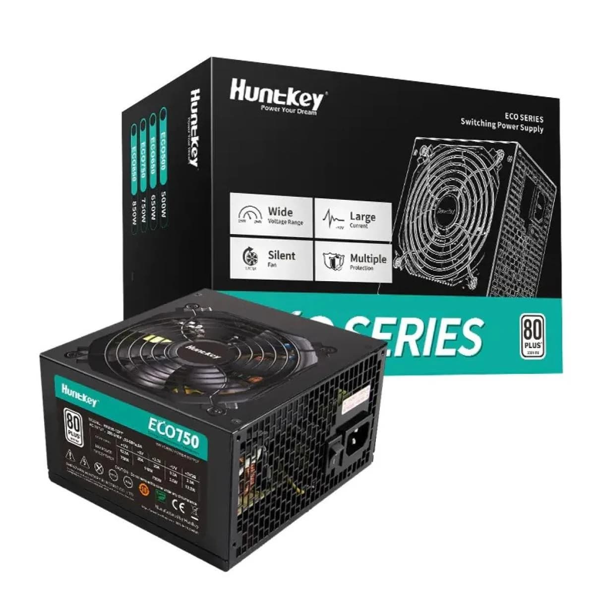 Huntkey ECO 750 Power Supply 750W view 1