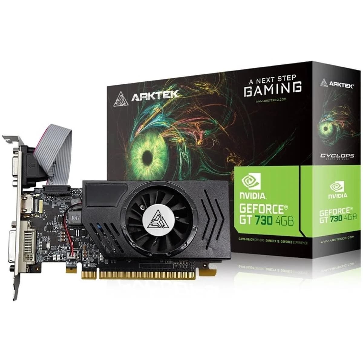 ARKTEK Cyclops Geforce GT 730 4GB GDDR3 - Graphics Card