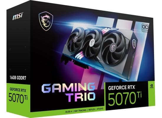 MSI Gaming RTX 5070 Ti 16G Gaming Trio OC Graphics Card
