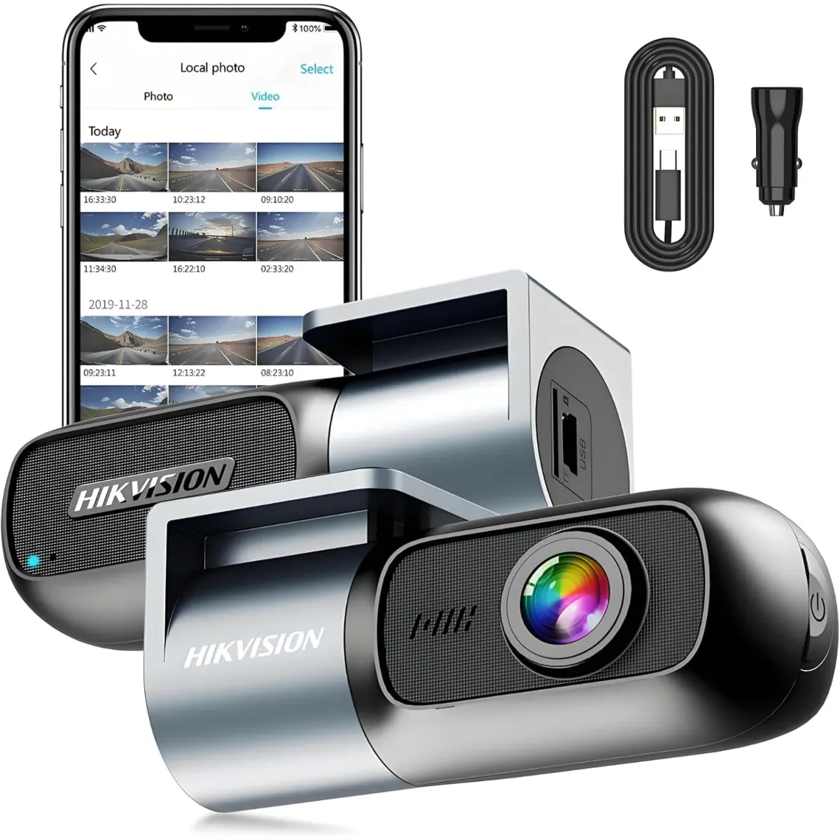 HIKVISION AE-DC2018-D1 Dashcam 1080P Wi-Fi Camera view 1