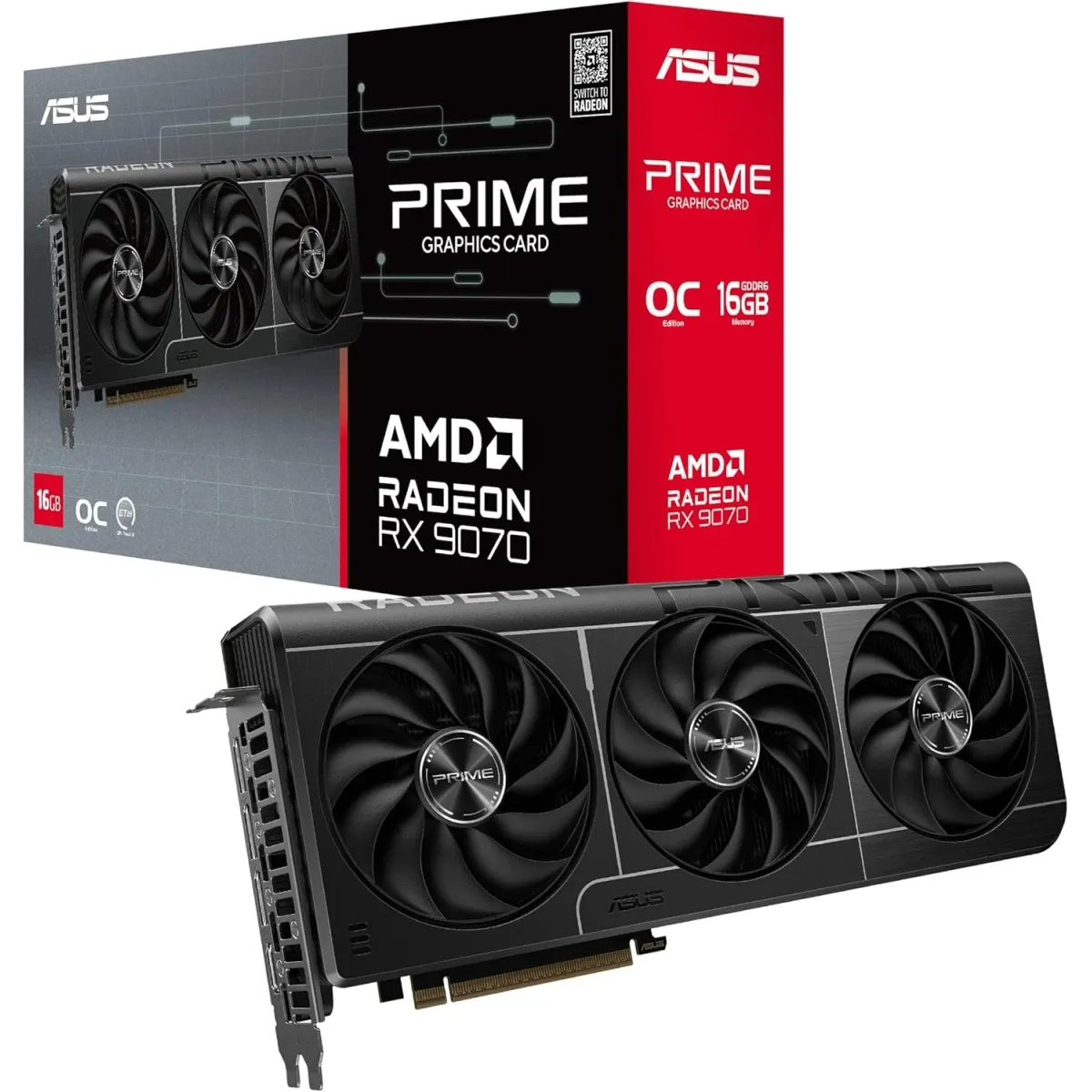RX 9070 PRIME EVO OC 16GB GDDR6 Graphics Card