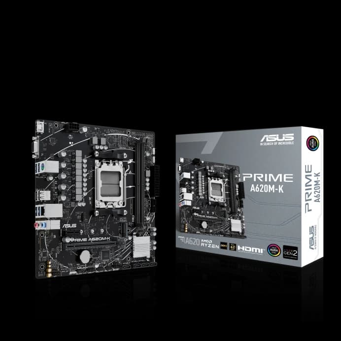 ASUS PRIME A620M-K mATX AM5 DDR5 Motherboard