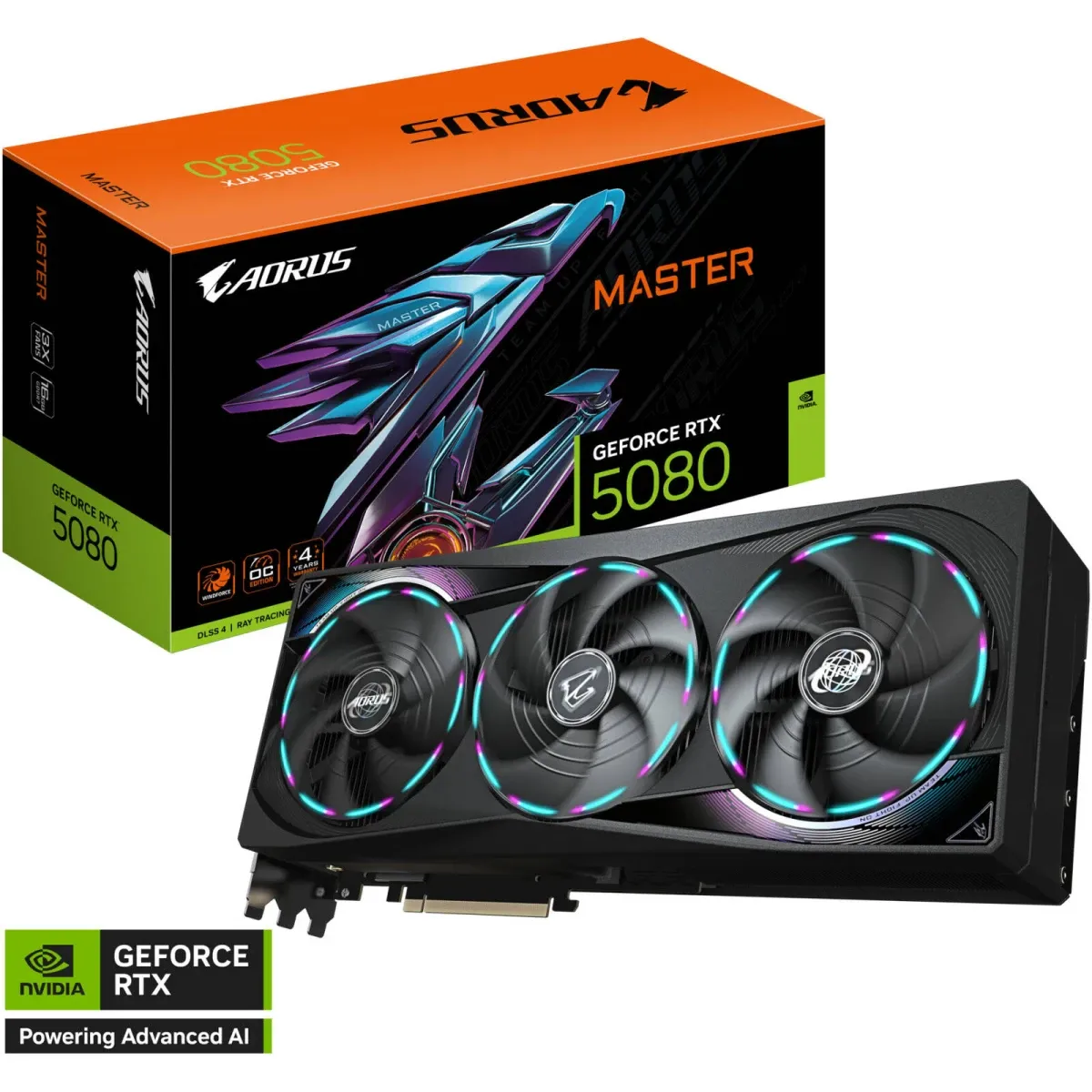 RTX 5080 MASTER 16GB GDDR7 Graphics Card