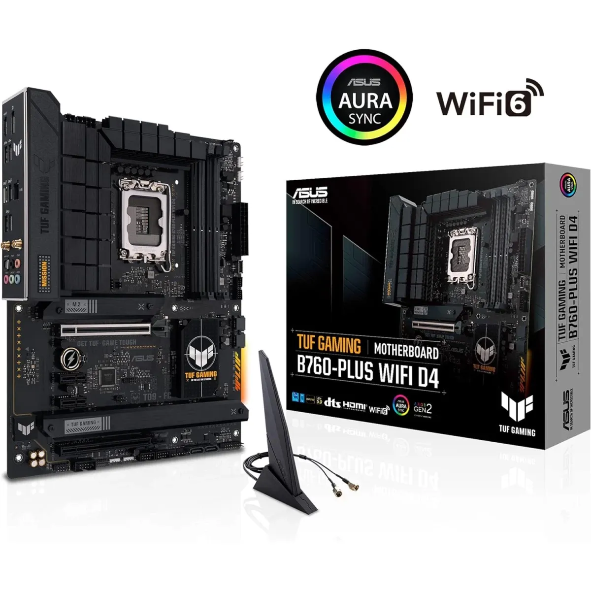 ASUS TUF GAMING B760-PLUS WIFI DDR5 ATX Motherboard