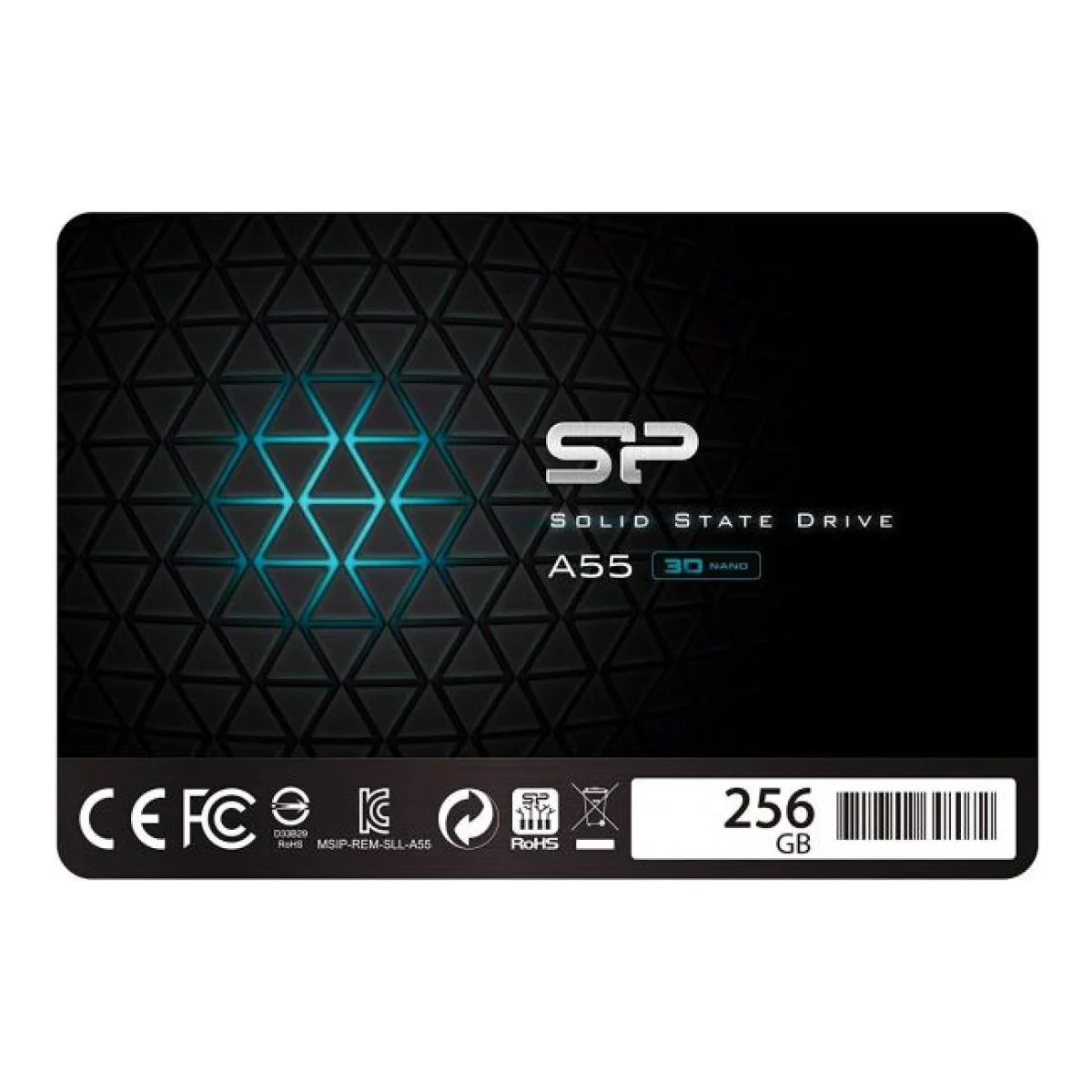 Silicon Power 256GB SATA III SSD view 1