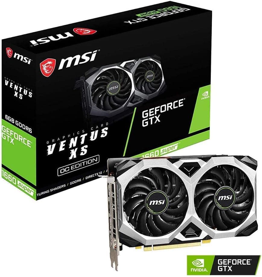 MSI GeForce GTX 1660 Super Ventus XS OC 6GB Graphics Card
