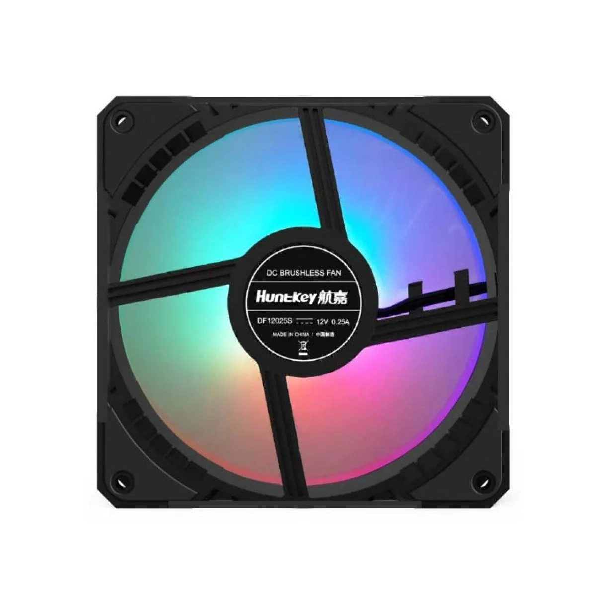 Huntkey GS120 RGB Gaming Fan 120mm Black