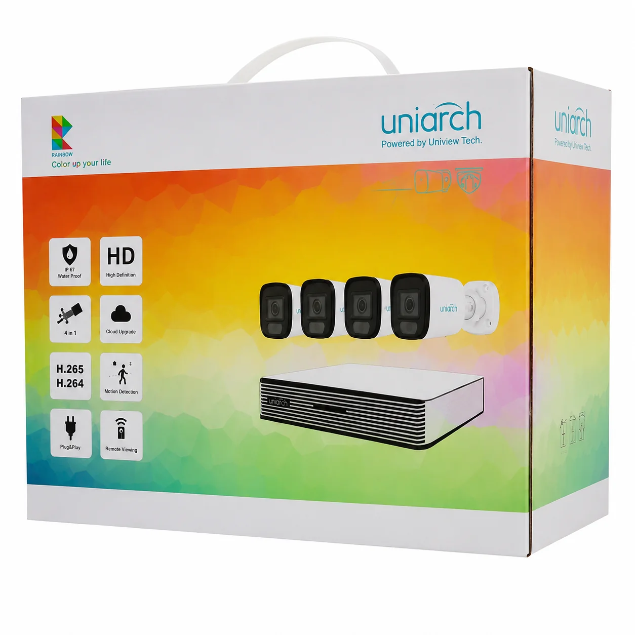 Uniarch 2MP CCTV Camera Kit with XVR-108F