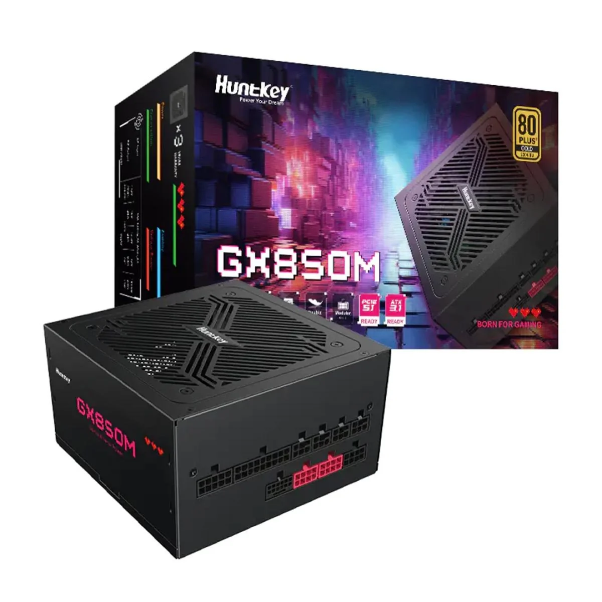 Huntkey GX850M Power Supply 80+gold 850W