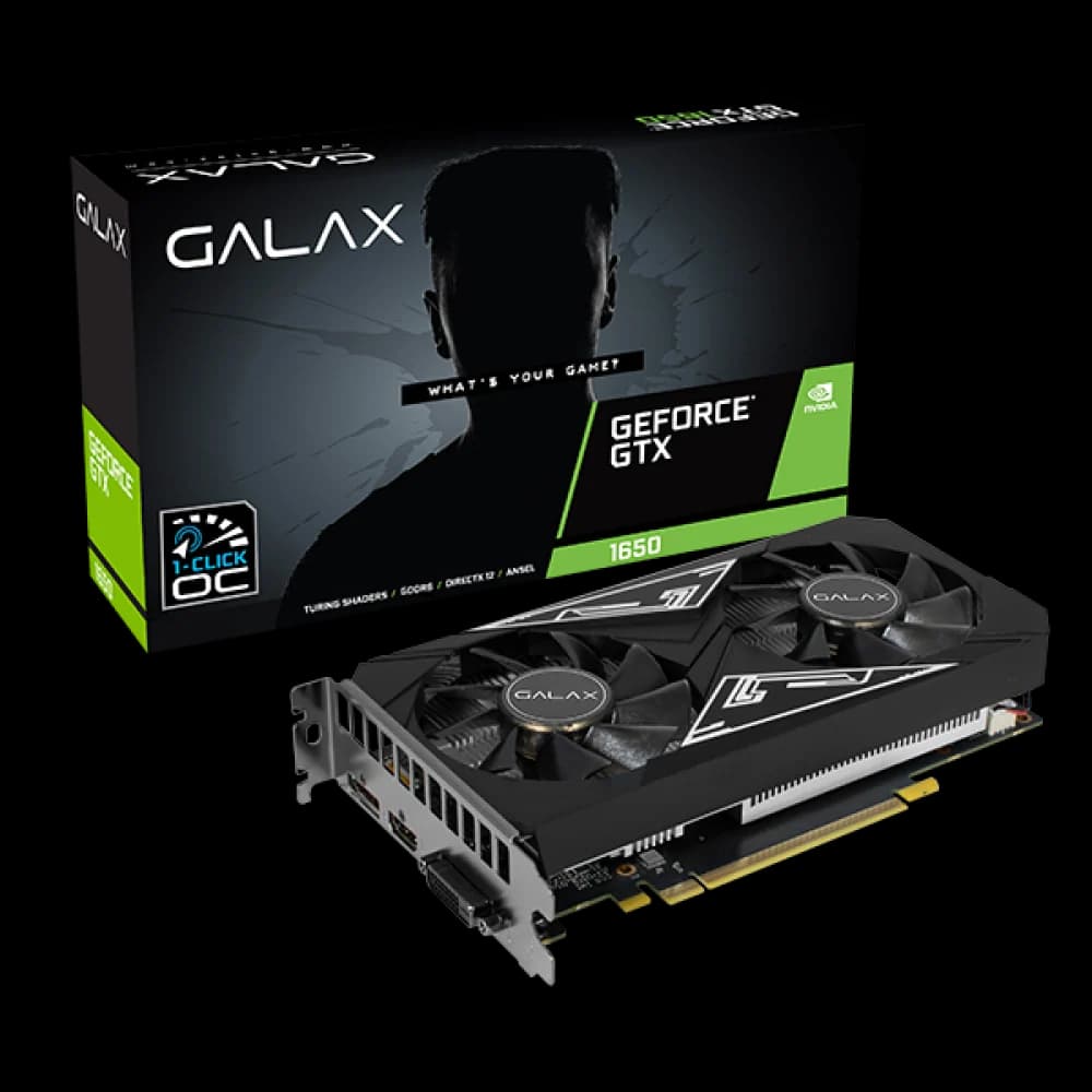 GALAX GeForce GTX 1650 EX PLUS 4GB GDDR6 (1-Click OC) view 1