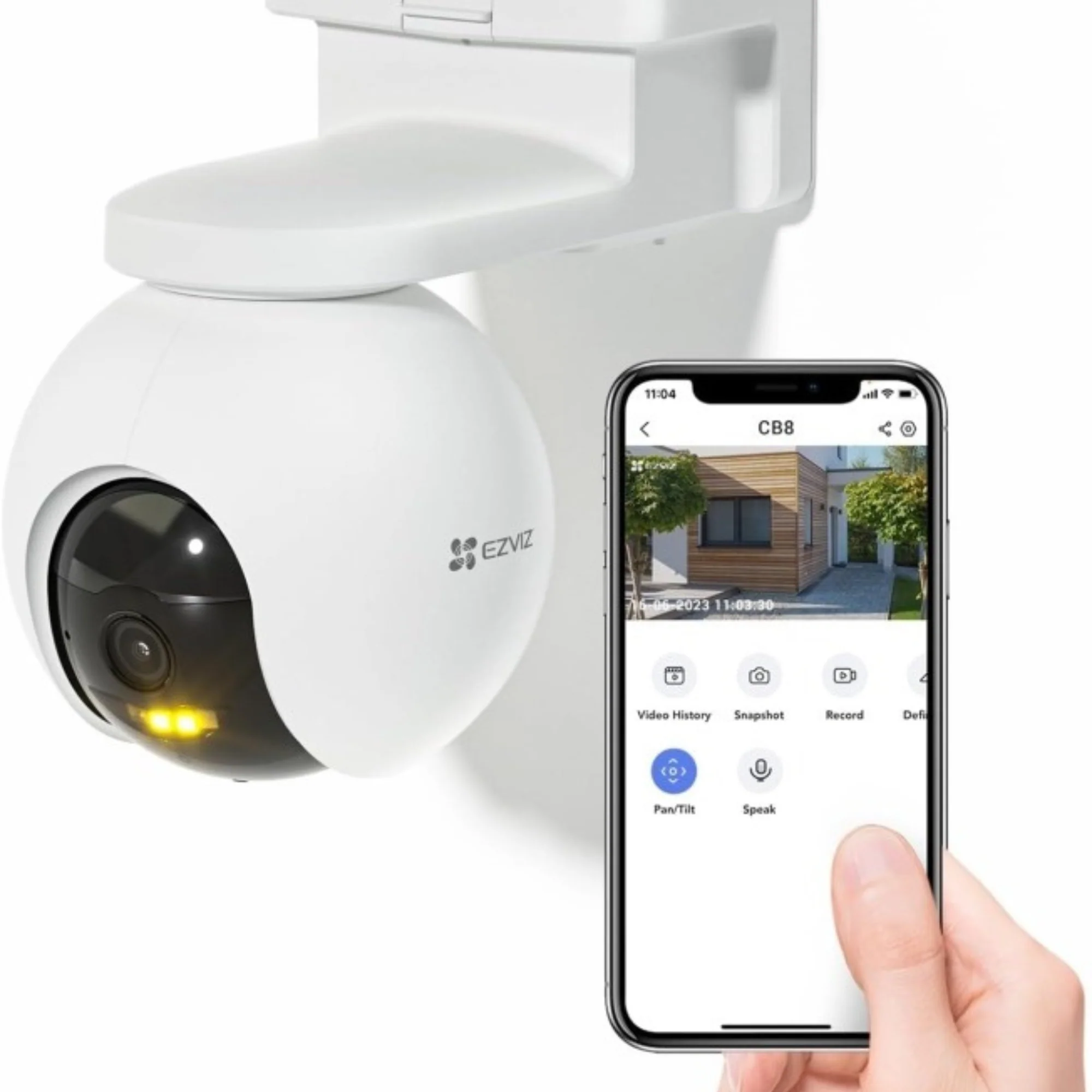 EZVIZ HB8 2K 4MP Outdoor Battery Wi-Fi Camera